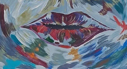 Magnetism, peinture à l'huile sur bois, œuvre de Raven